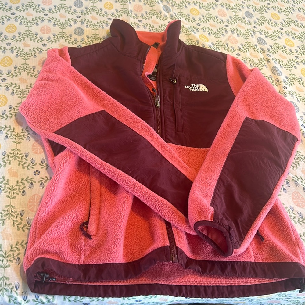 A+‎ Womens North Face Denali Fleece Jacket Coat Pink Small